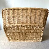 Wicker laundry rack