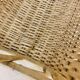 Vintage rattan magazine holder 60s