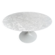 Table à manger ronde originale Knoll Tulip (137cm) Carrara
