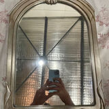 Vintage mirror by Deknudt in Art Nouveau style, 1970s.