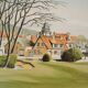 Pierre Bazire: Landscape in Normandy, original signed lithograph