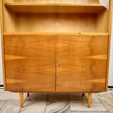 Vintage Wooden Bookcase, 1960s, Czechoslovakia