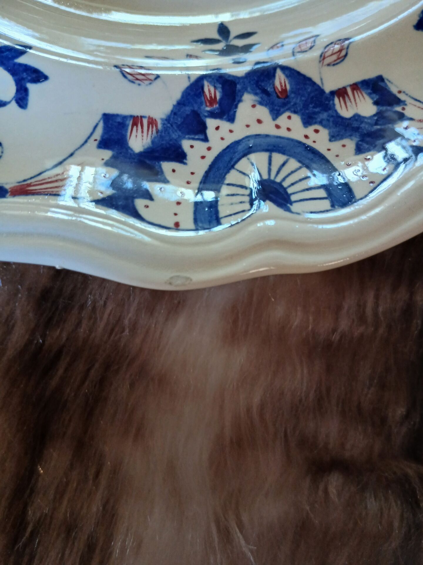 11 assiettes creuses "Rouennais " de Longchamp 