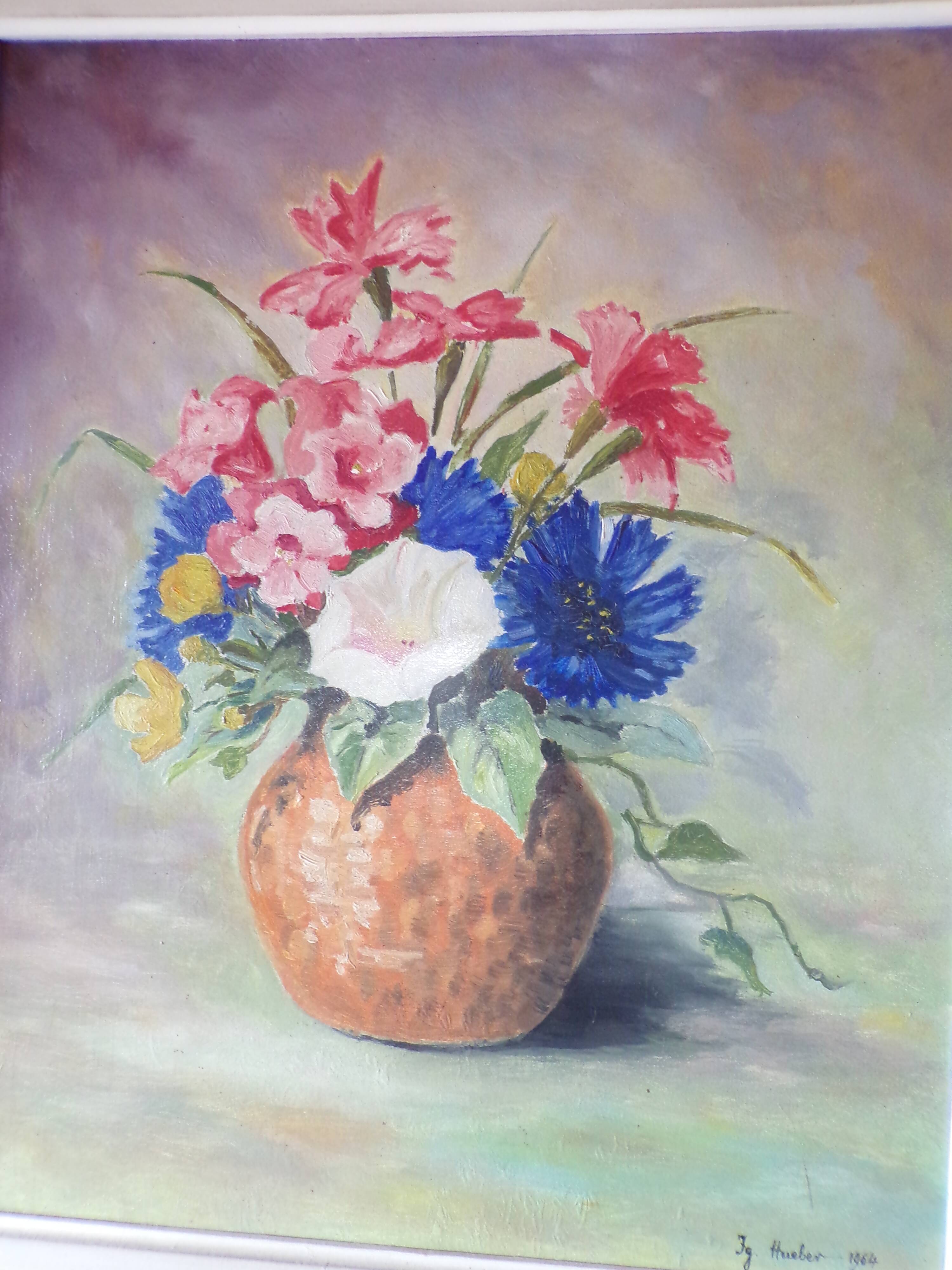 Oil on still life panel