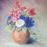 Oil on still life panel