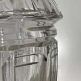 vase Art Déco Joseph Simon en cristal taillé incolore, ca 1925
