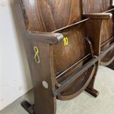 Vintage two-seat cinema bench from ton, 1960s