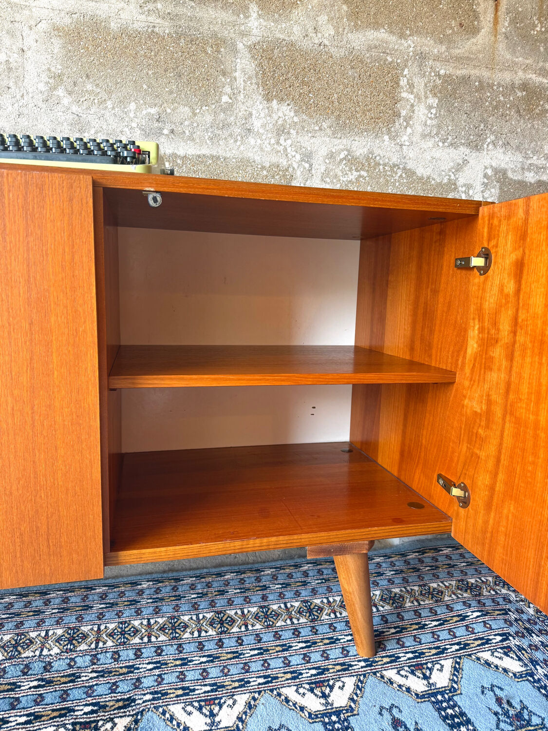 Enfilade scandinave vintage en teck, 1970