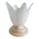 Vintage tulip glass flower lamp