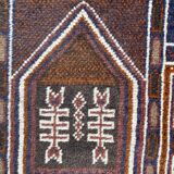 Vintage carpet turkmen belutch afghan 88x146 cm