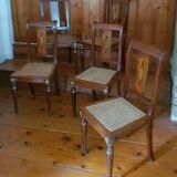Set of 5 chairs canned