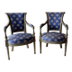 pair of Directoire armchairs
