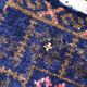 Old oriental carpet 111x195 - dominant blue