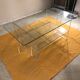 Plexiglas coffee table and glass