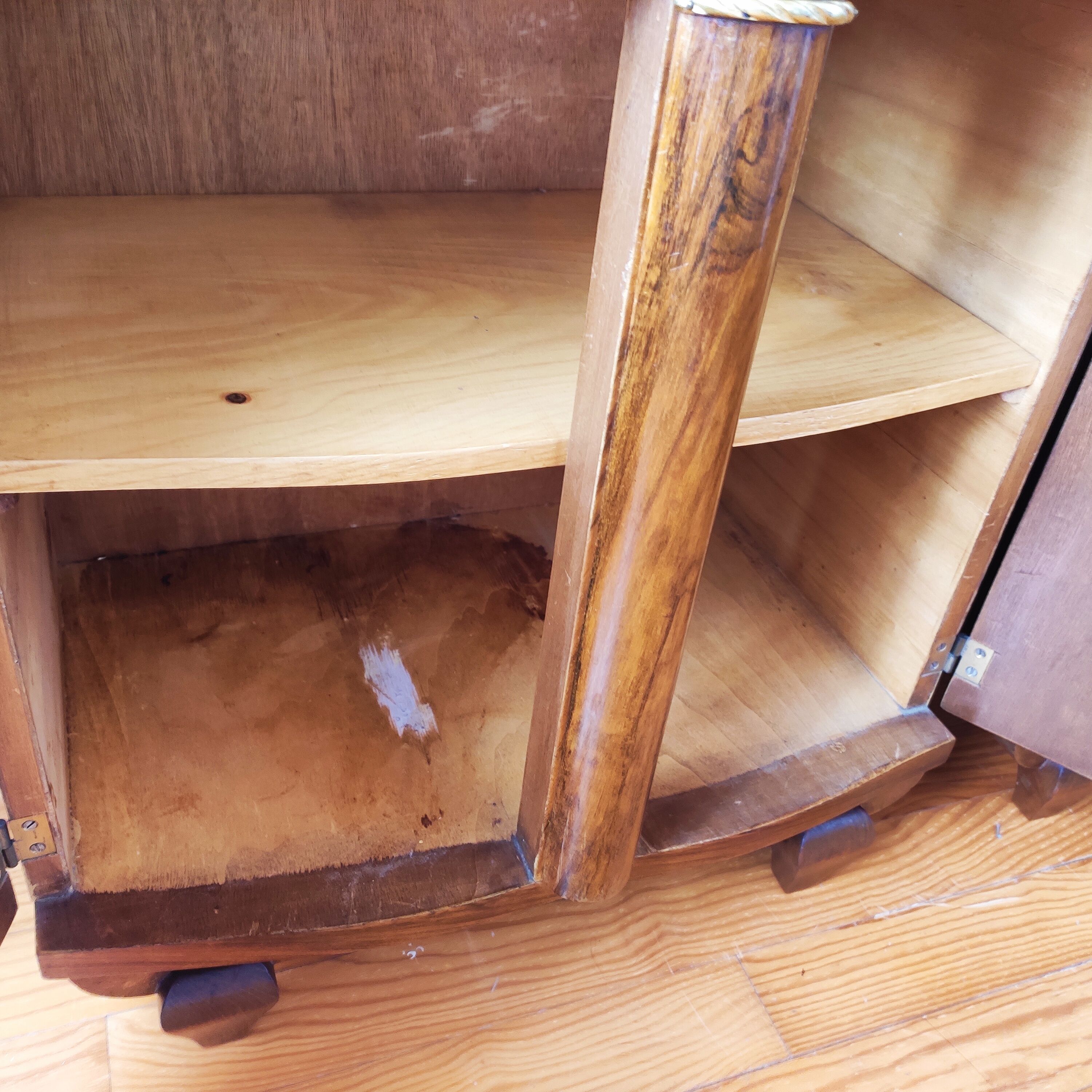 Pair of art deco bedside tables