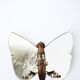 butterfly mirror photophore butterfly wall candlestick 18x15cm