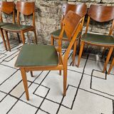 Set of 6 danish chairs 1960