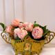 Antique planter or centerpiece in recess