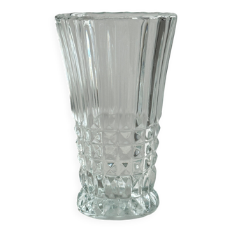 Vintage pressed glass vase