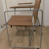 Fauteuil en cuir marc held x monoprix