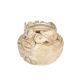 "Owl" vase in patinated stoneware