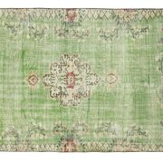 Anatolian handmade vintage rug 241 cm x 131 cm