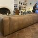leather sofa