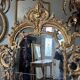 Miroir de style Louis XV en bois doré d’époque Napoléon III