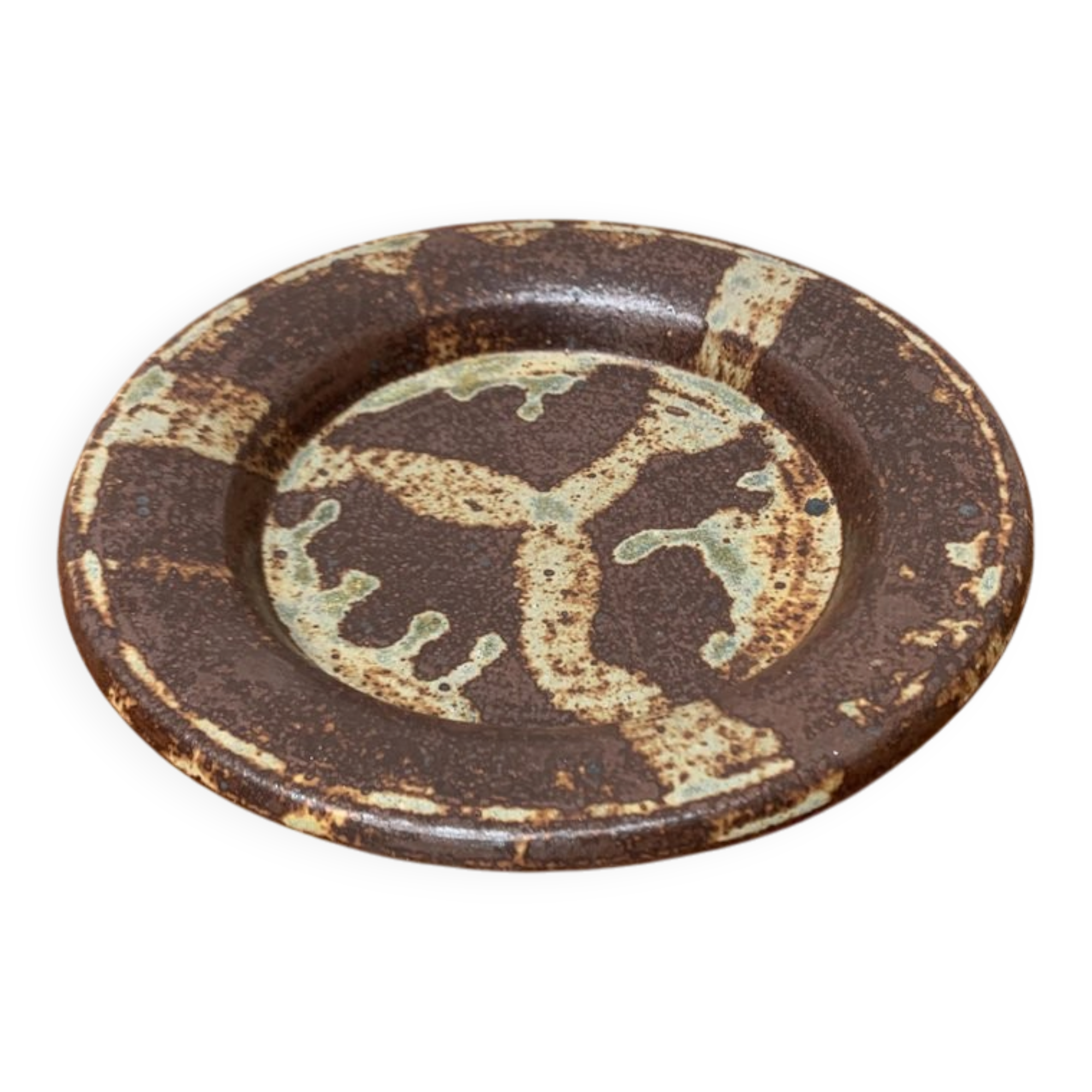 Mid-century studio pottery bowl from Visby, Denmark, 1960s.