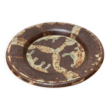 Mid-century studio pottery bowl from Visby, Denmark, 1960s.