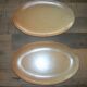 Set of oval stoneware dishes