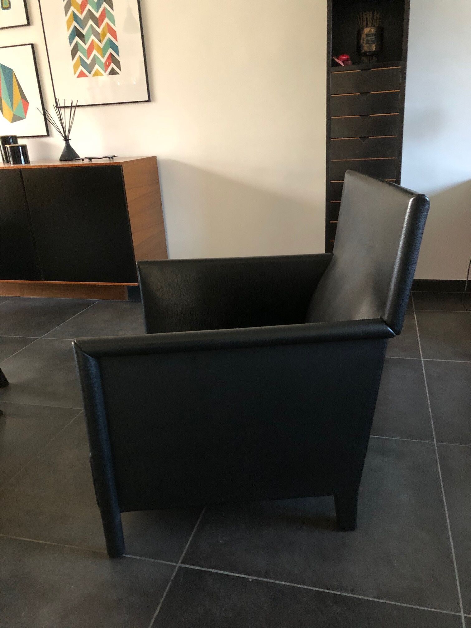 Pair of armchairs by Luca Meda