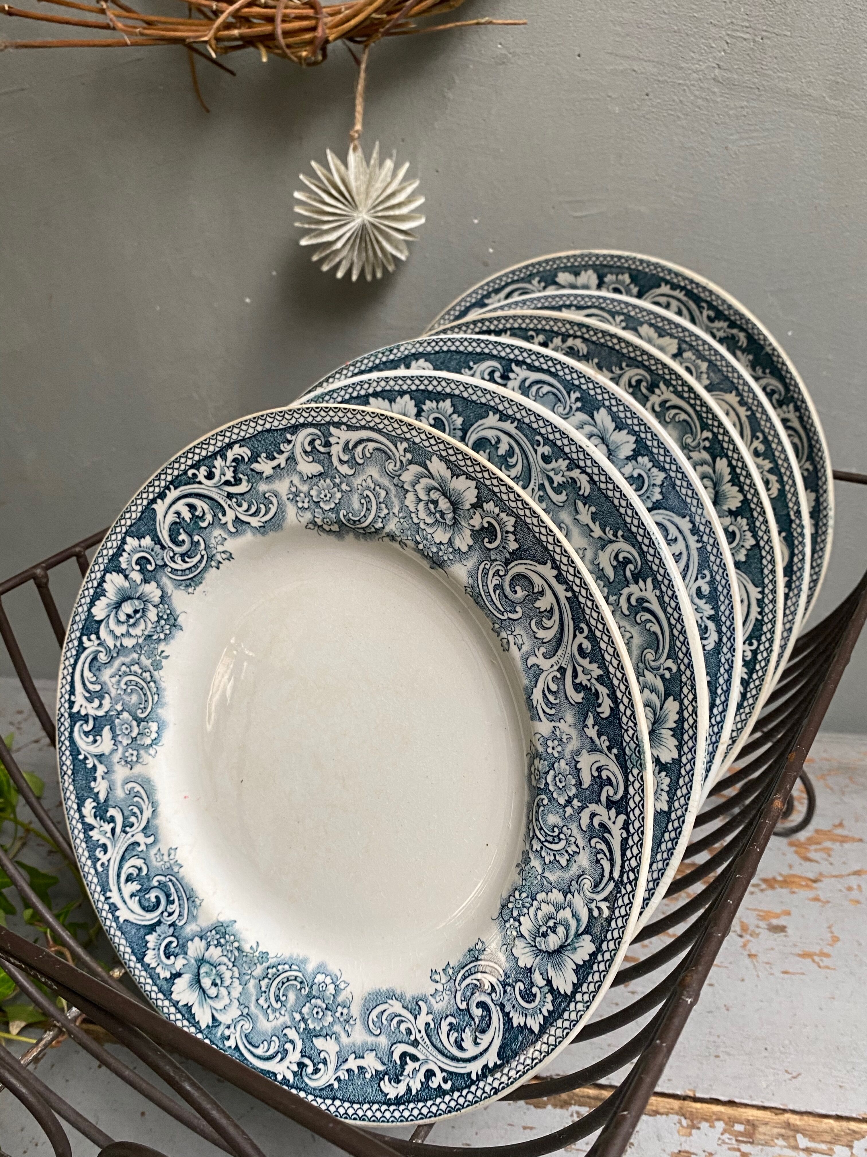 6 Terre de Fer flat plates, St Amand