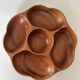 Teak wood aperitif platter