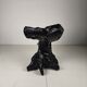 Mid-Century Black Tree Stump Chair