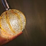 Small Danish hanging lamp in glass.