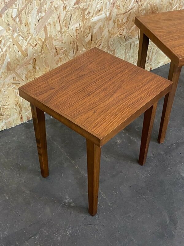2x 60s 70s Table d’appoint Danois Design Moderne 60s 70s