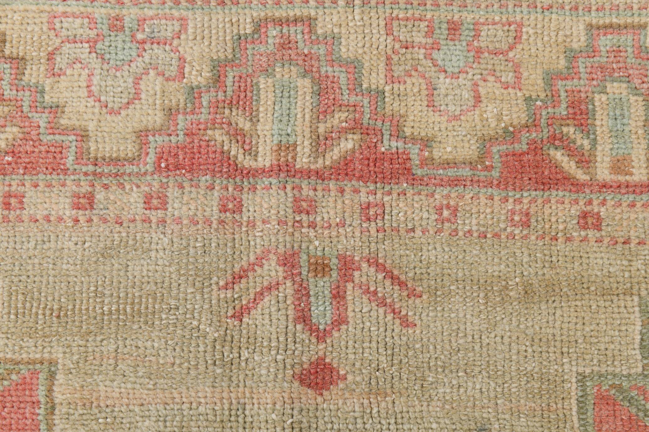 4x7 Rug For Living Room Handmade Turkish Rug, 125x230Cm SK 20701