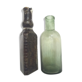 Vintage glass bottles