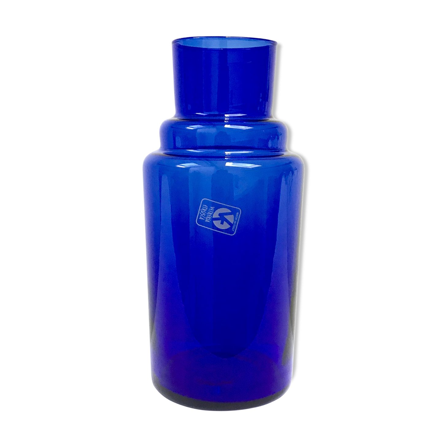 Blue vase Vetreria Etrusca, Italy