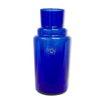 Blue vase Vetreria Etrusca, Italy