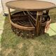 Rattan garden furniture