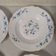 Set de 6 assiettes creuse  Arcopal Véronica myosotis fleur bleu vintage