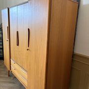 Vintage teak Scandinavian wardrobe
