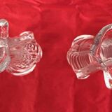 Set of 2 Daum soliflores