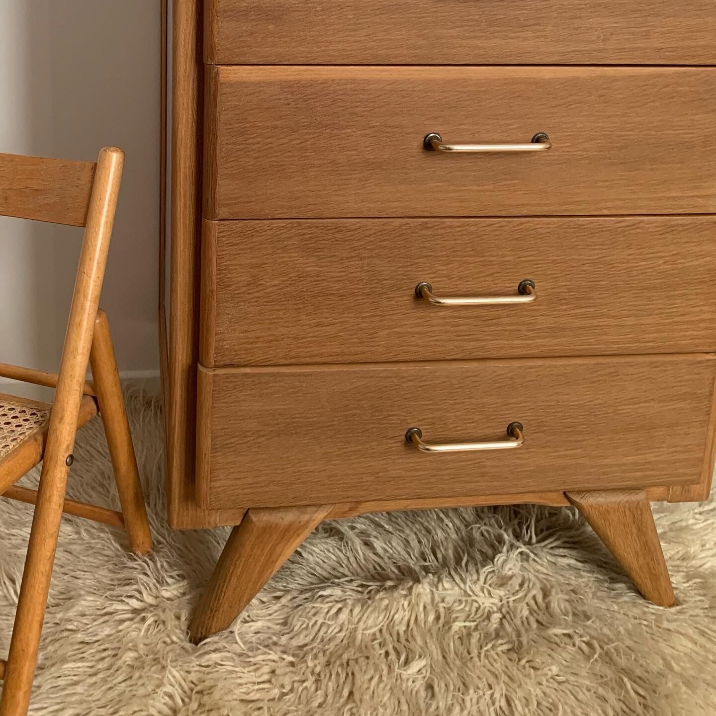 Vintage dresser feet compass