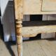 Red console table on top
