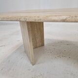 Italian travertine coffee table