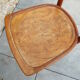 Decorated seated bistro chair