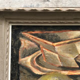Tableau huile sur panneau signé Gino Gregori.